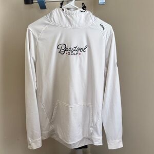 Barstool Golf White Hoodie